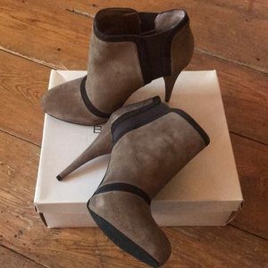 BCBG suede booties